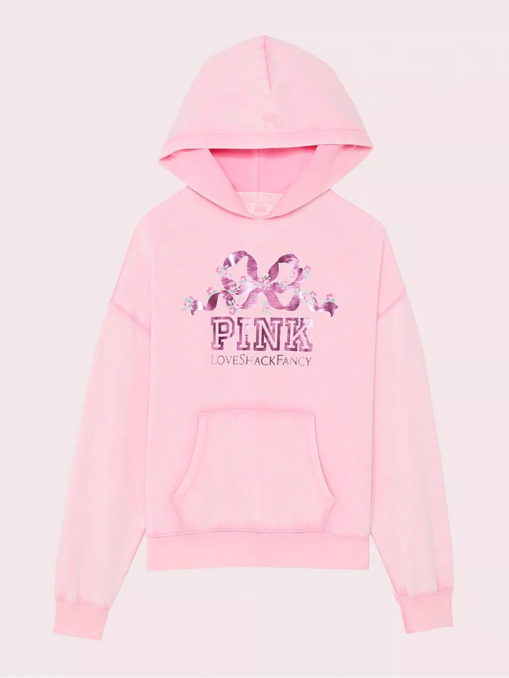 PINK X LOVESHACKFANCY OVERSIZED HOODIE - Picture 2 of 3